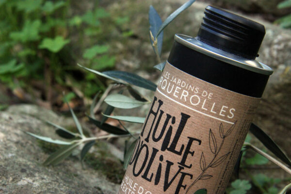 Huile d'olive bio vierge extra des Jardins de Porquerolles