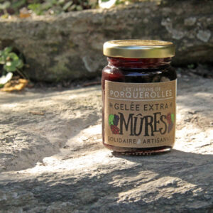 Gelée bio extra de mûres jardins de Porquerolles