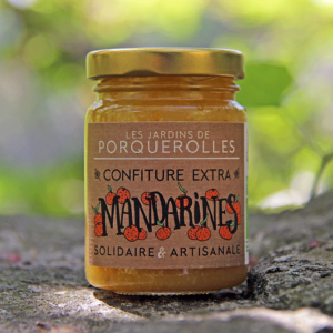 Confiture bio extra de mandarines des jardins de Porquerolles