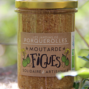 moutarde bio de figues des Jardins de Porquerolles