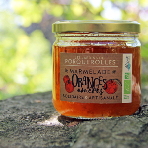 Marmelade bio oranges amères Jardins de Porquerolles