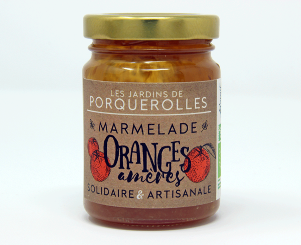 Marmelade bio oranges amères Jardins de Porquerolles