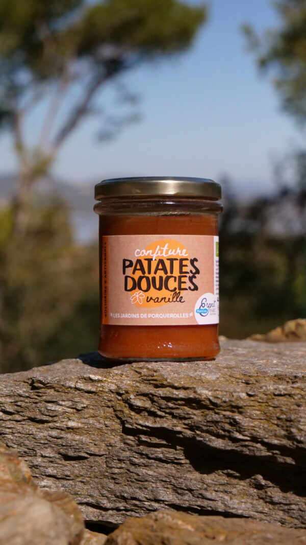 Confiture de patates douces à la vanille